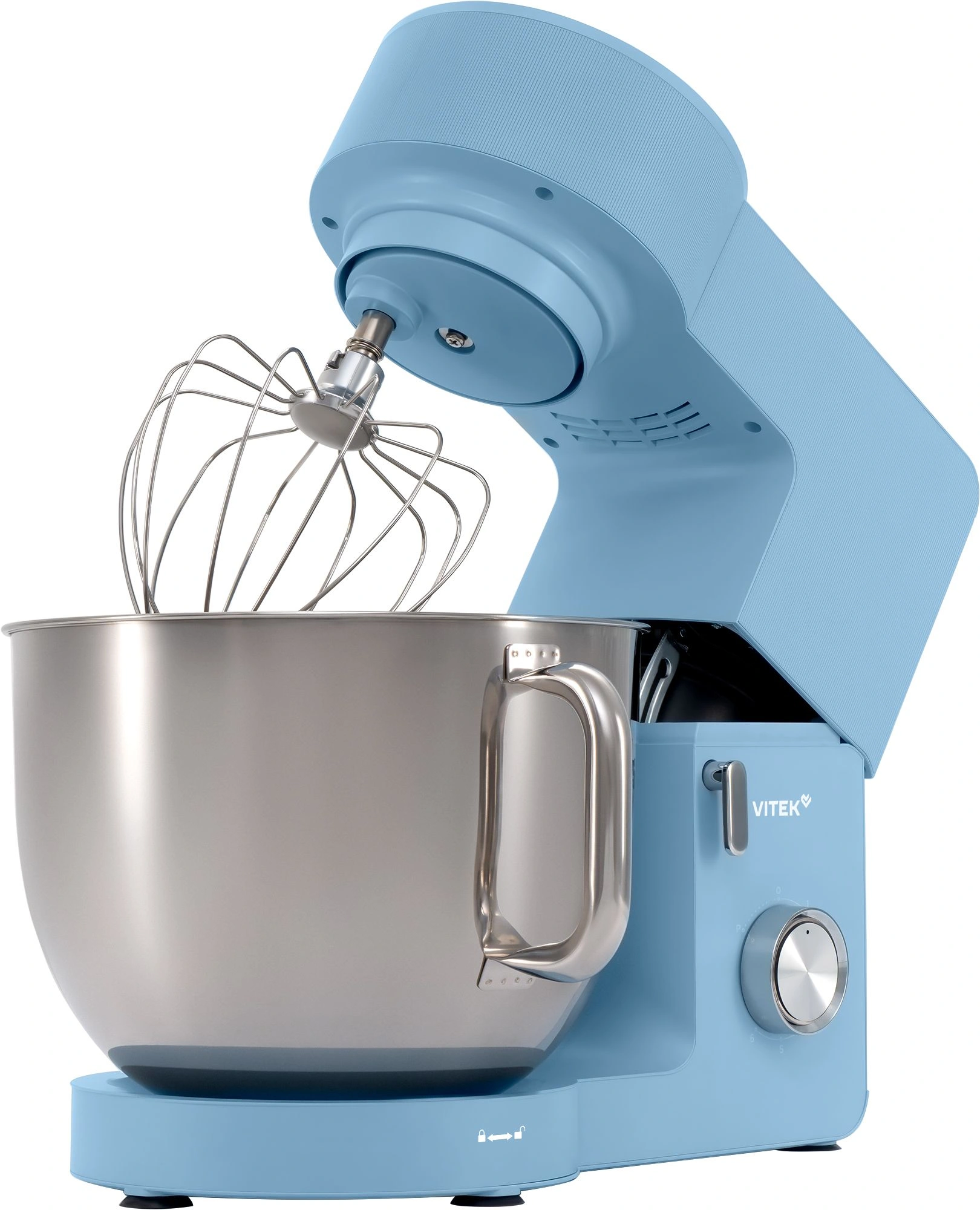 Миксер планетарный Vitek VT-PM0555 2200Вт голубой — миниатюра 4
