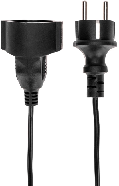 Удлинитель силовой PROconnect PROc-Uc (13-4913) 3x0.75кв.мм 1розет. 10м ПВС 6A пласт.рамка черный — миниатюра 3
