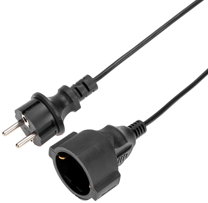 Удлинитель силовой PROconnect PROc-Uc (13-4913) 3x0.75кв.мм 1розет. 10м ПВС 6A пласт.рамка черный — миниатюра 4