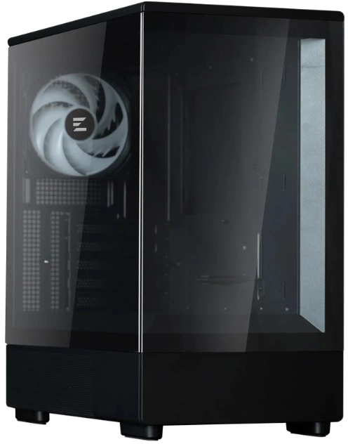 Корпус Zalman P10 черный без БП mATX 6x120mm 2x140mm 1xUSB3.0 audio bott PSU — миниатюра 2