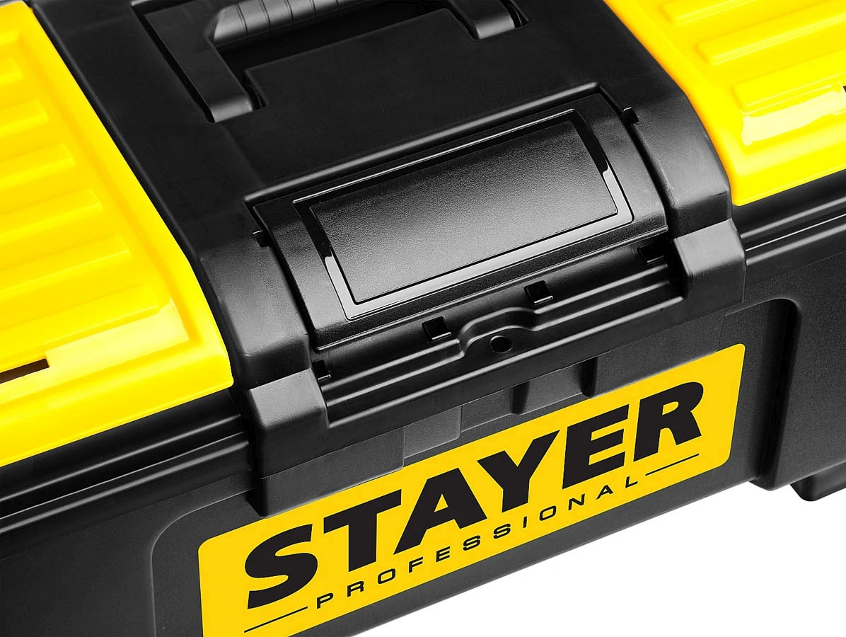 Ящик для инструментов Stayer Professional 38167-16 13л 1отд. черный/желтый — миниатюра 7