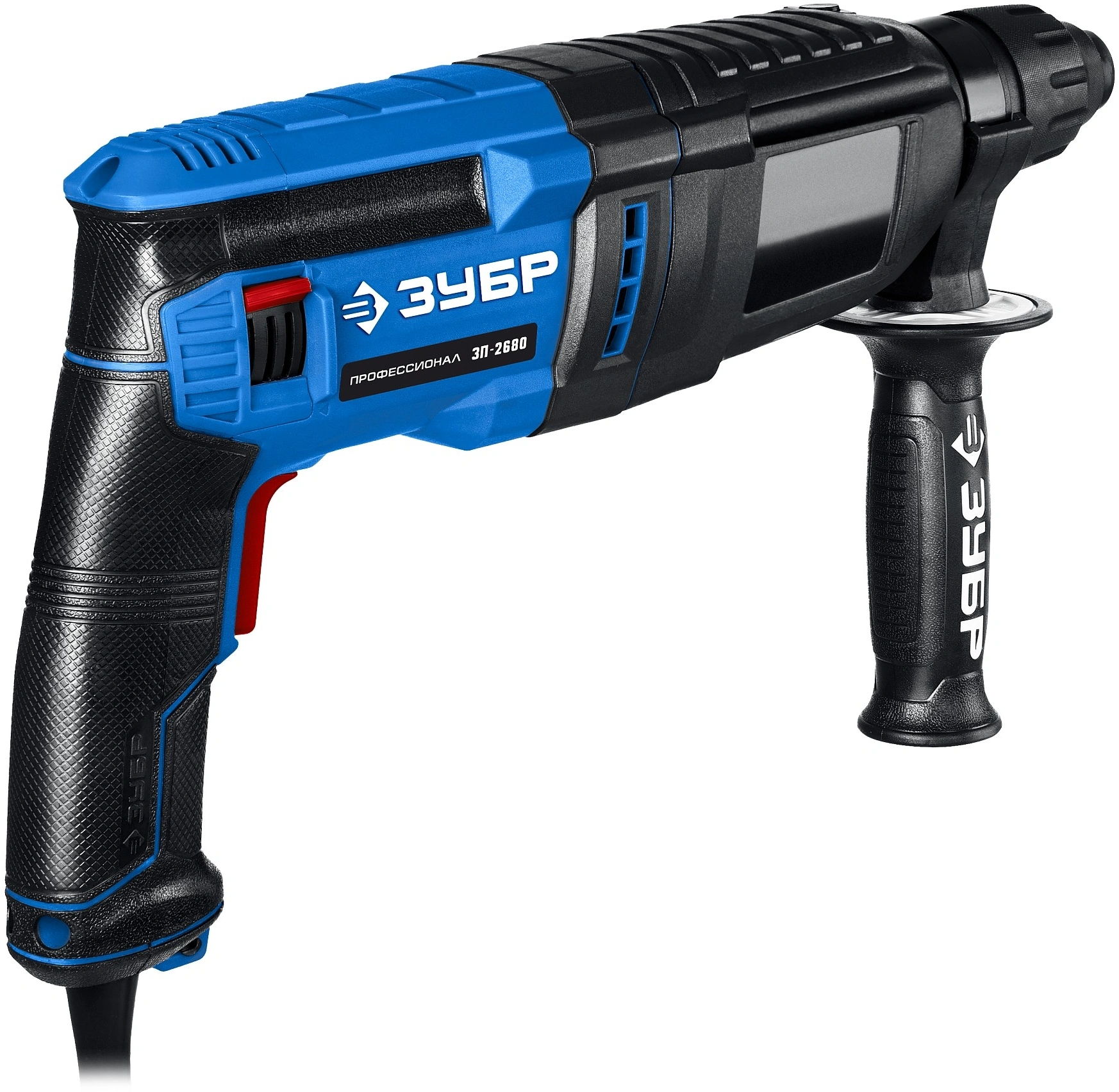 Перфоратор Зубр ЗП-2680 патрон:SDS-plus уд.:2.9Дж 850Вт (кейс в комплекте) — миниатюра 2