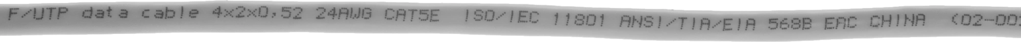 Кабель информационный Rexant PRO 02-0025 кат.5E F/UTP 4 пары 24AWG PVC внутренний 305м серый — миниатюра 4