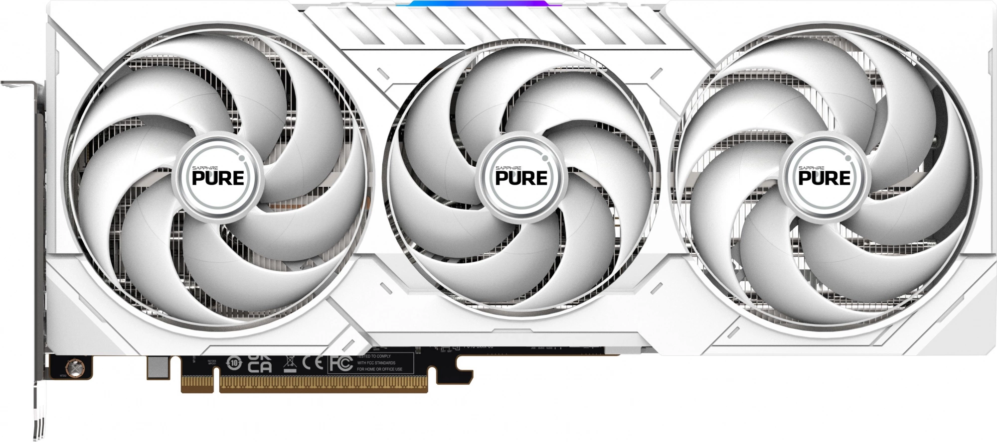 Видеокарта Sapphire PCI-E 5.0 11348-02-20G PURE AMD RADEON RX 9070 XT GAMING OC 16GB DUAL AMD Radeon RX 9070XT 16Gb 256bit GDDR6 2460/20000 HDMIx2 DPx2 HDCP Ret — фото 1