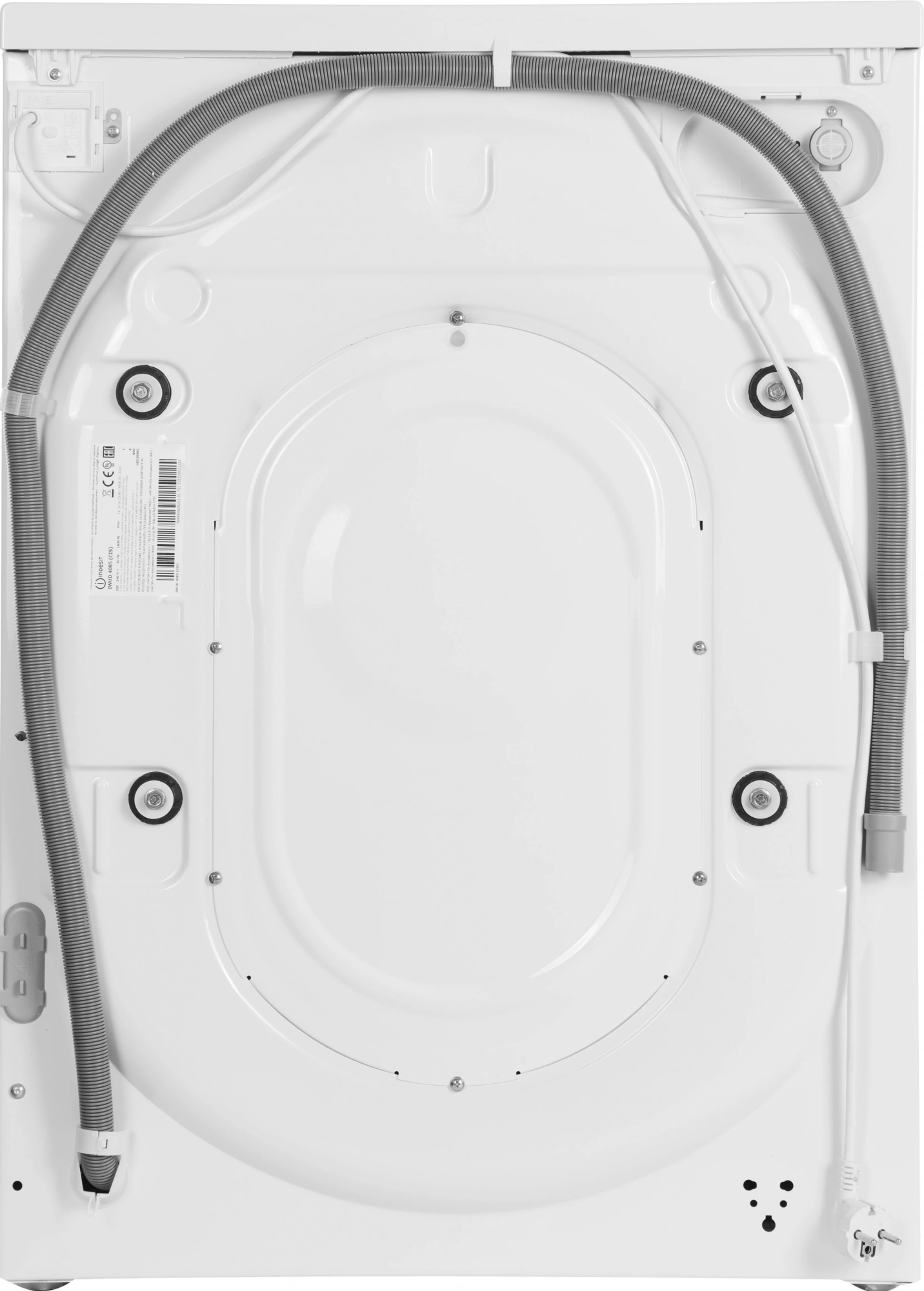 Стиральная машина Indesit IWUD 4085 класс: A загр.фронтальная макс.:4кг белый — миниатюра 7