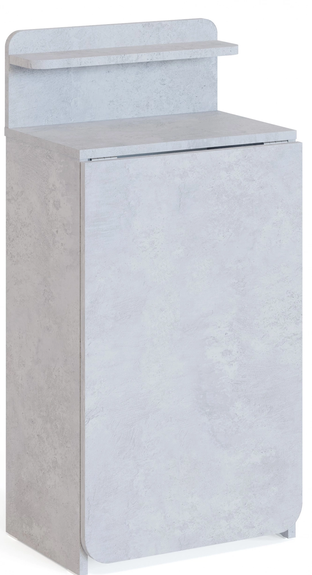 Стол для компьютера Сокол СП-19 складн. столешница ЛДСП бетон каркас хром (00-00015992) — миниатюра 3