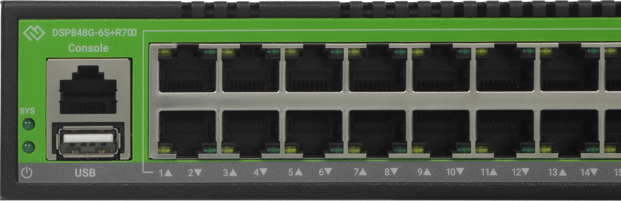 Коммутатор Digma DSP848G-6S+R700 (L3) 48x1Гбит/с 6SFP+ 700W управляемый — миниатюра 9