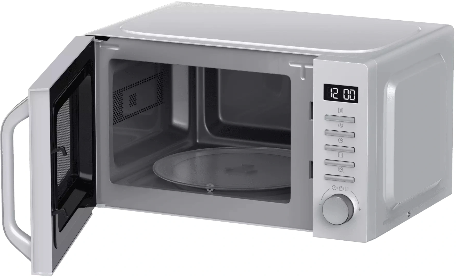 Микроволновая Печь Haier HMB-DM208SA 20л. 800Вт серебристый — миниатюра 2