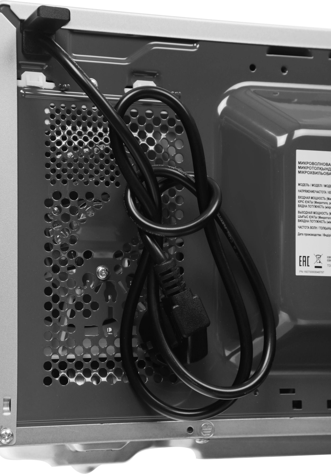 Микроволновая Печь Haier HMB-DM208SA 20л. 800Вт серебристый — миниатюра 11