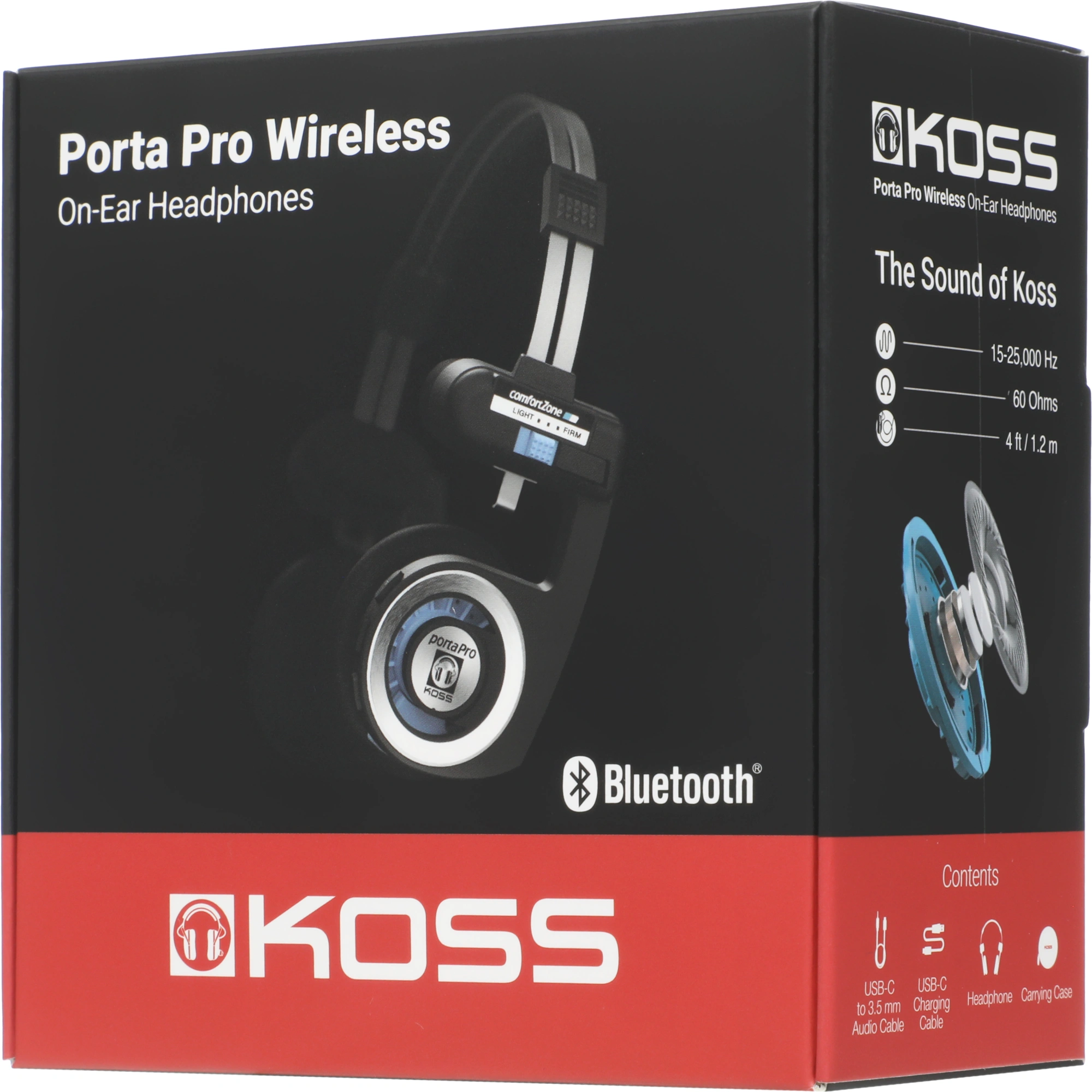 Гарнитура накладные Koss Porta Pro Wireless 2.0 черный/серебристый беспроводные bluetooth оголовье (80004324) — миниатюра 15