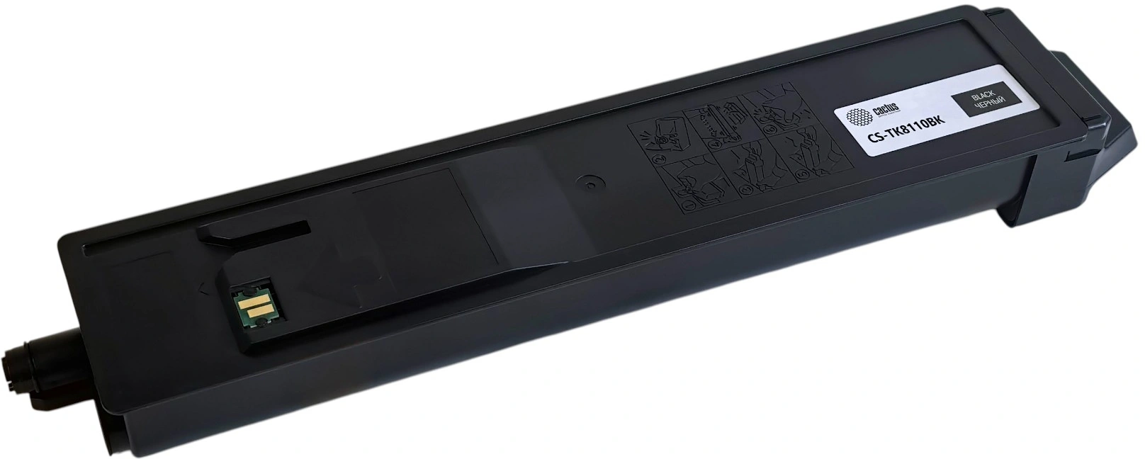 Картридж лазерный Cactus CS-TK8110BK TK-8110BK Asia-Pacific черный (12000стр.) для Kyocera Mita Ecosys M8124cidn/M8130cidn с чипом — миниатюра 2