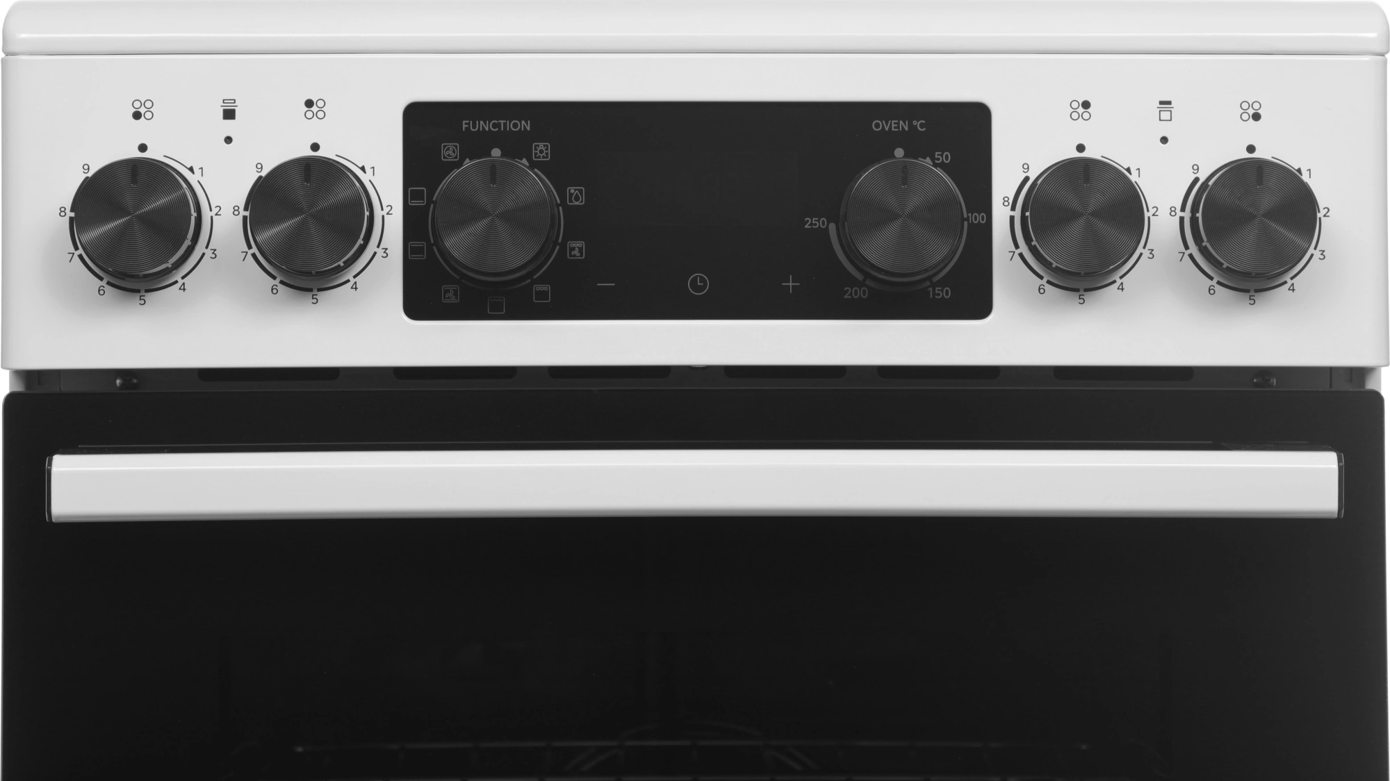 Плита Электрическая Midea MFO-D4E20T9E(WH) белый/черный стеклокерамика (без крышки) — миниатюра 4