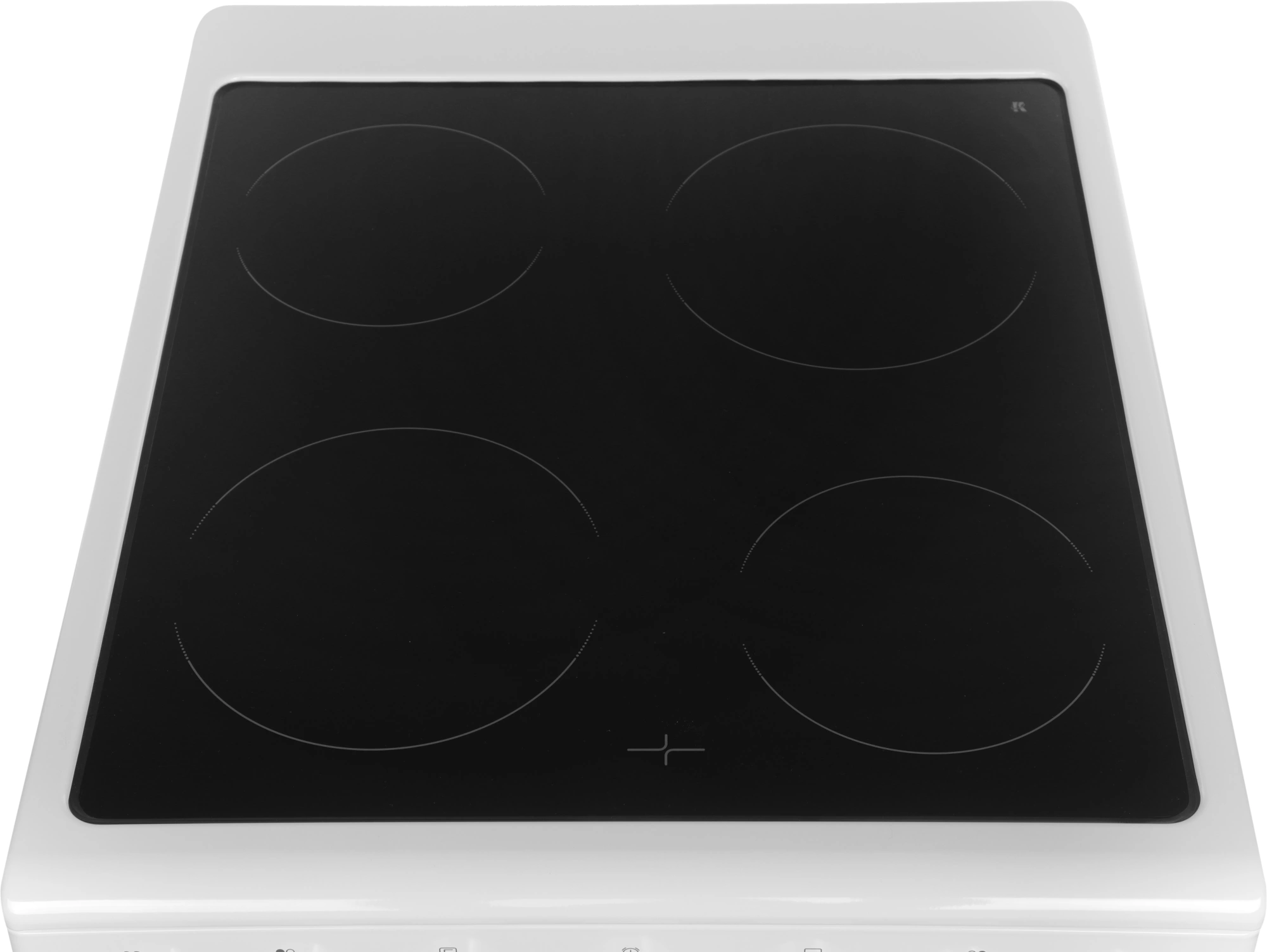 Плита Электрическая Midea MFO-M4E20T6E(WH) белый/черный стеклокерамика (без крышки) — миниатюра 5