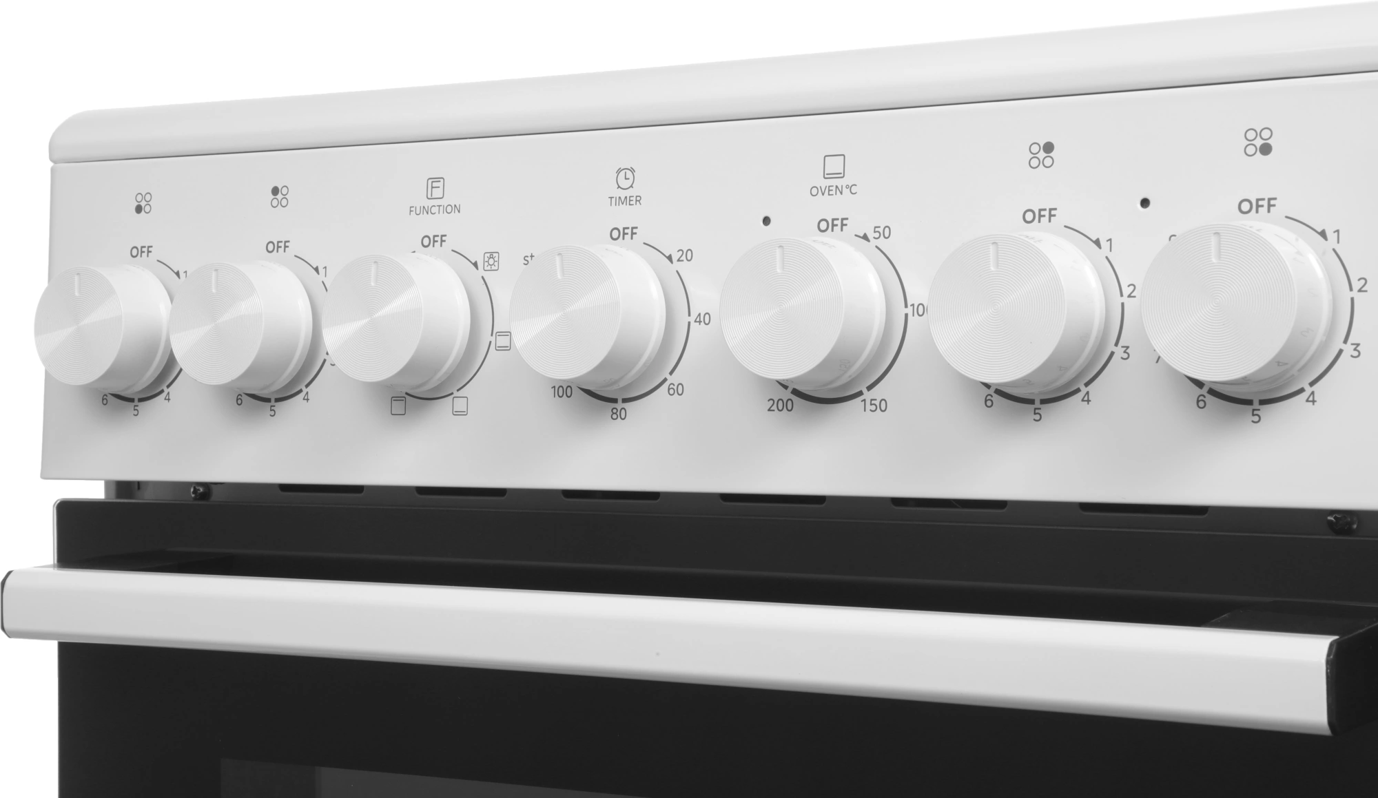Плита Электрическая Midea MFO-M4E20T6E(WH) белый/черный стеклокерамика (без крышки) — миниатюра 14