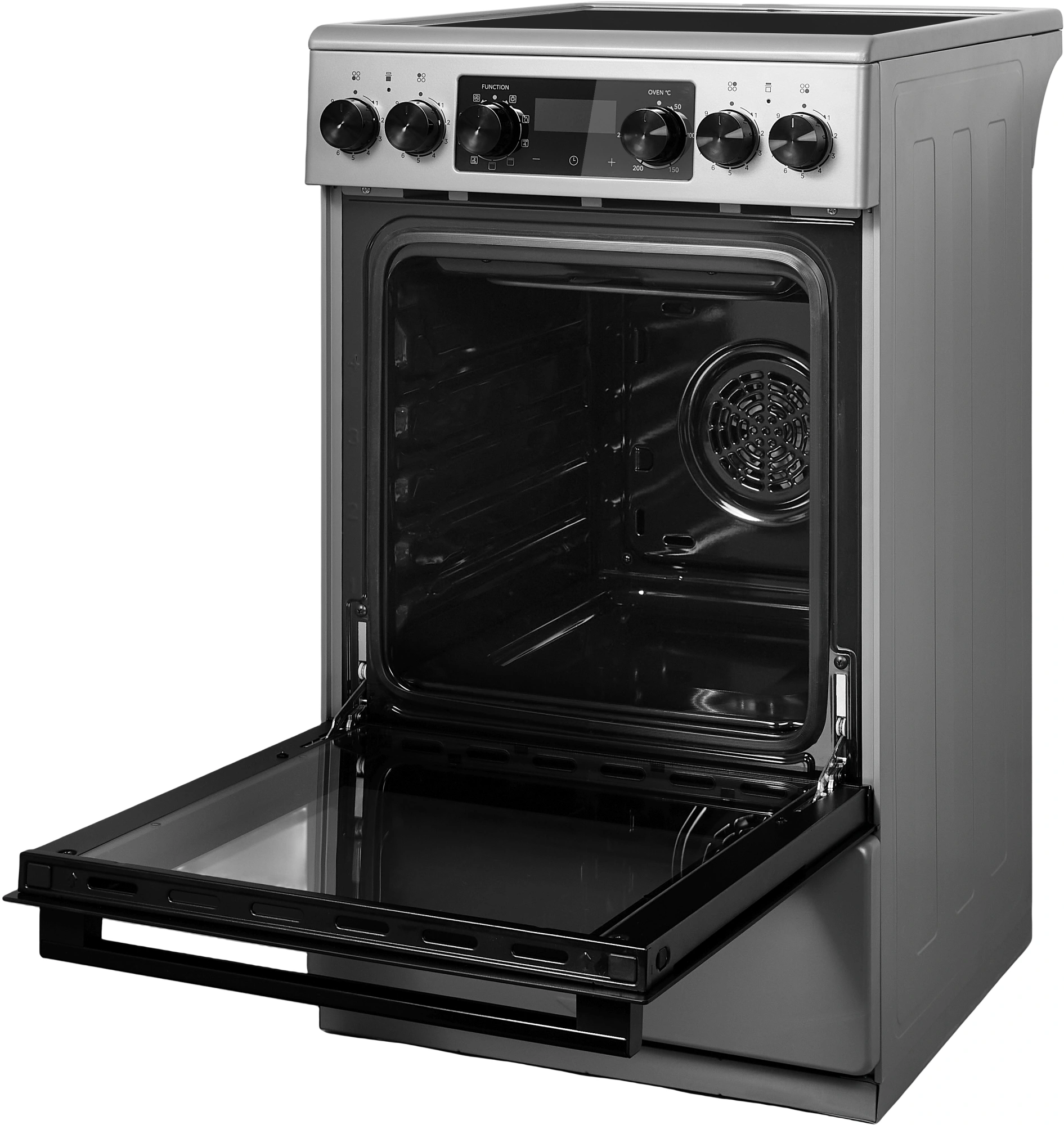 Плита Электрическая Midea MFO-D4E20T9E(SL) серый/черный стеклокерамика (без крышки) — миниатюра 3