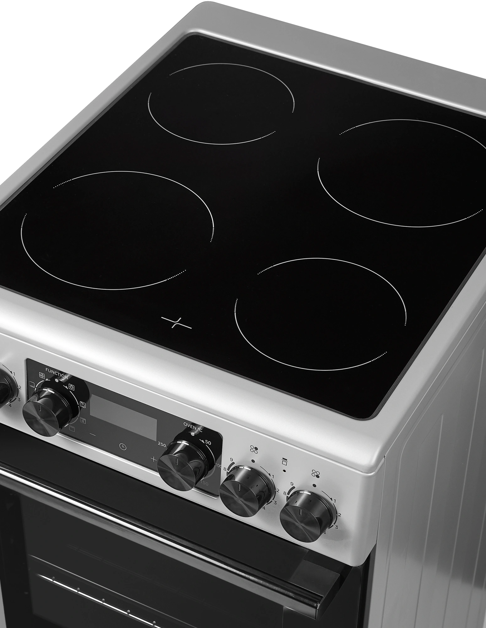 Плита Электрическая Midea MFO-D4E20T9E(SL) серый/черный стеклокерамика (без крышки) — миниатюра 8