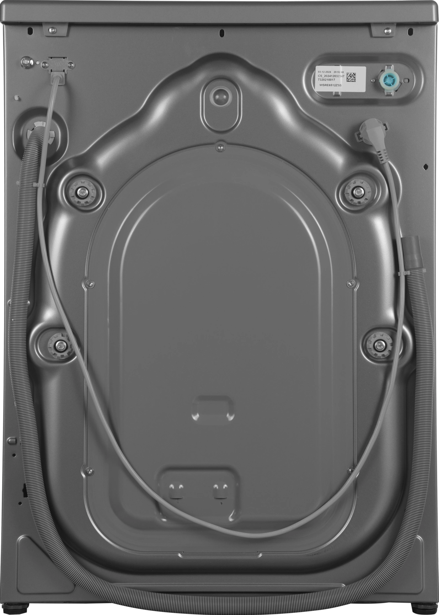 Стиральная машина Beko WSRE6512ZSS класс: A загр.фронтальная макс.:6кг серебристый — миниатюра 7