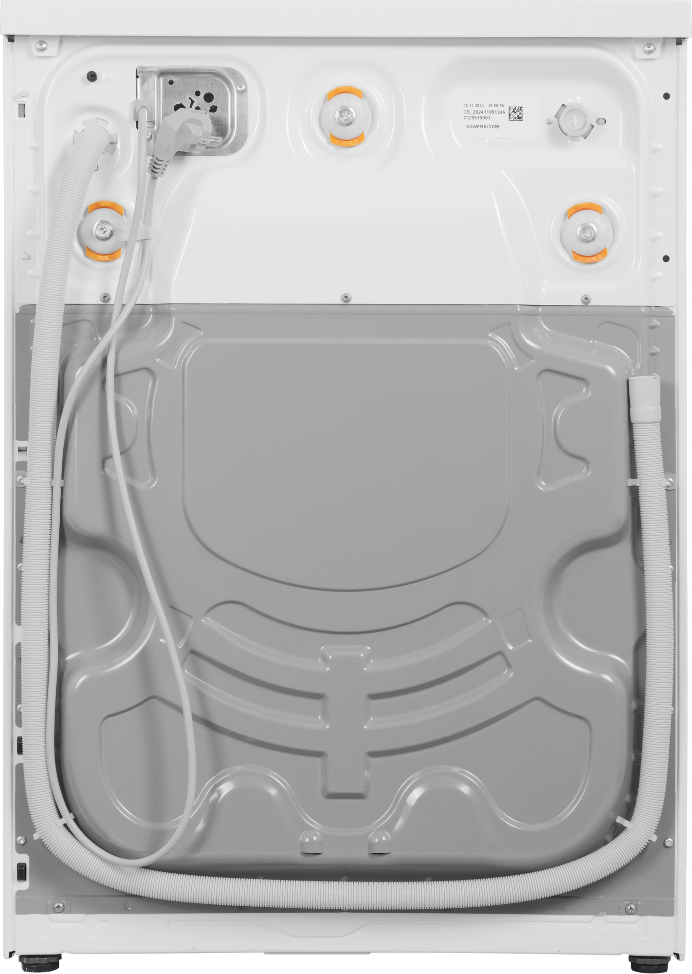 Стиральная машина Beko Beyond B3WFR572WB класс: A загр.фронтальная макс.:7кг белый инвертор — миниатюра 5