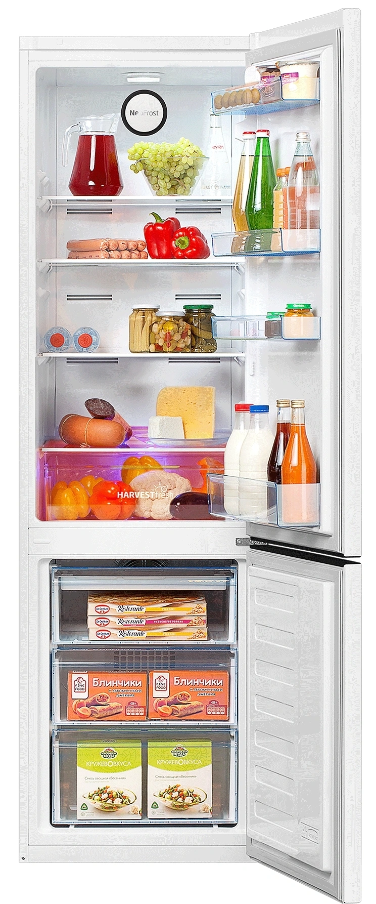 Холодильник Beko B3R0CNK312HW 2-хкамерн. белый — миниатюра 4