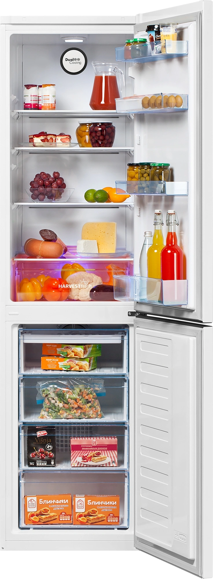 Холодильник Beko B3R0CNK332HW 2-хкамерн. белый — миниатюра 2