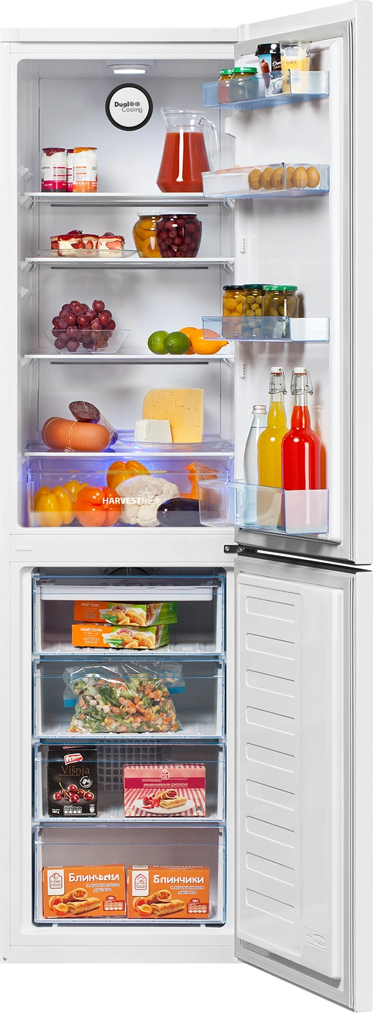 Холодильник Beko B3R0CNK332HW 2-хкамерн. белый — миниатюра 3