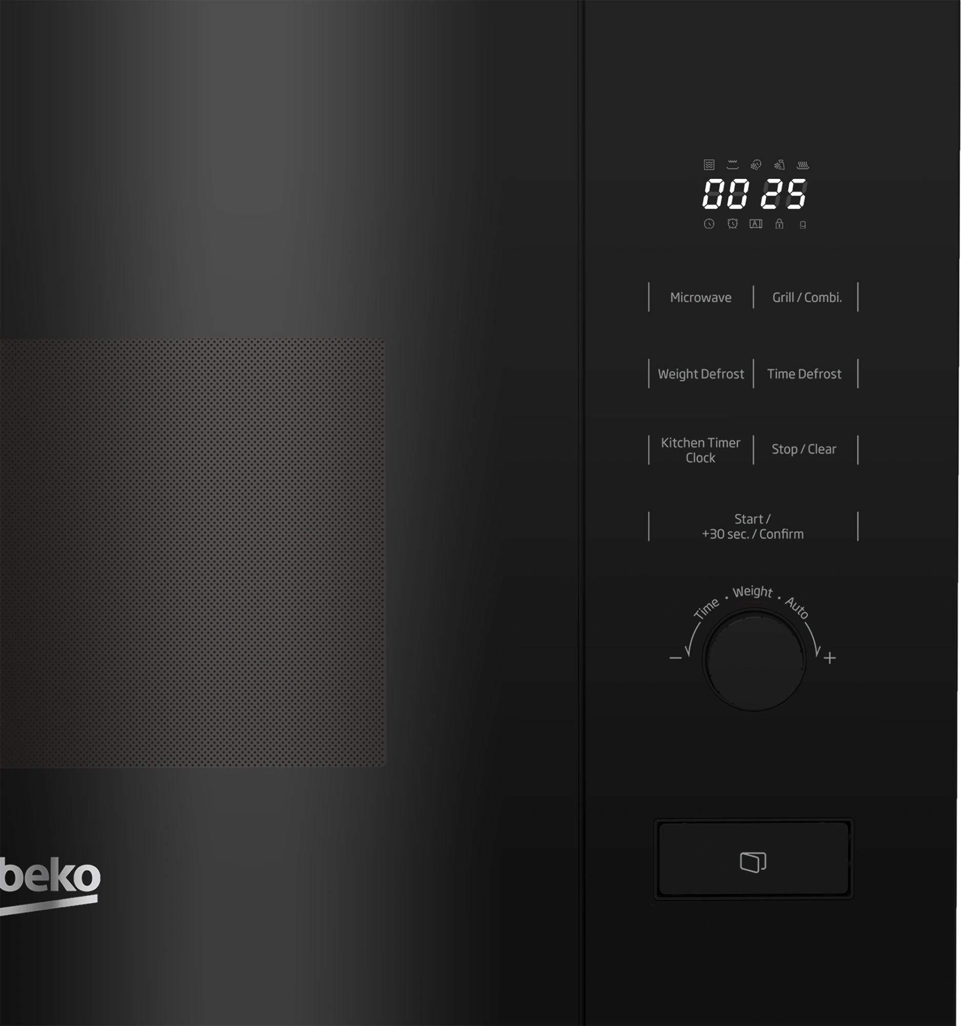Микроволновая печь Beko BMGB 20212 B 20л. 800Вт черный (встраиваемая) — миниатюра 4