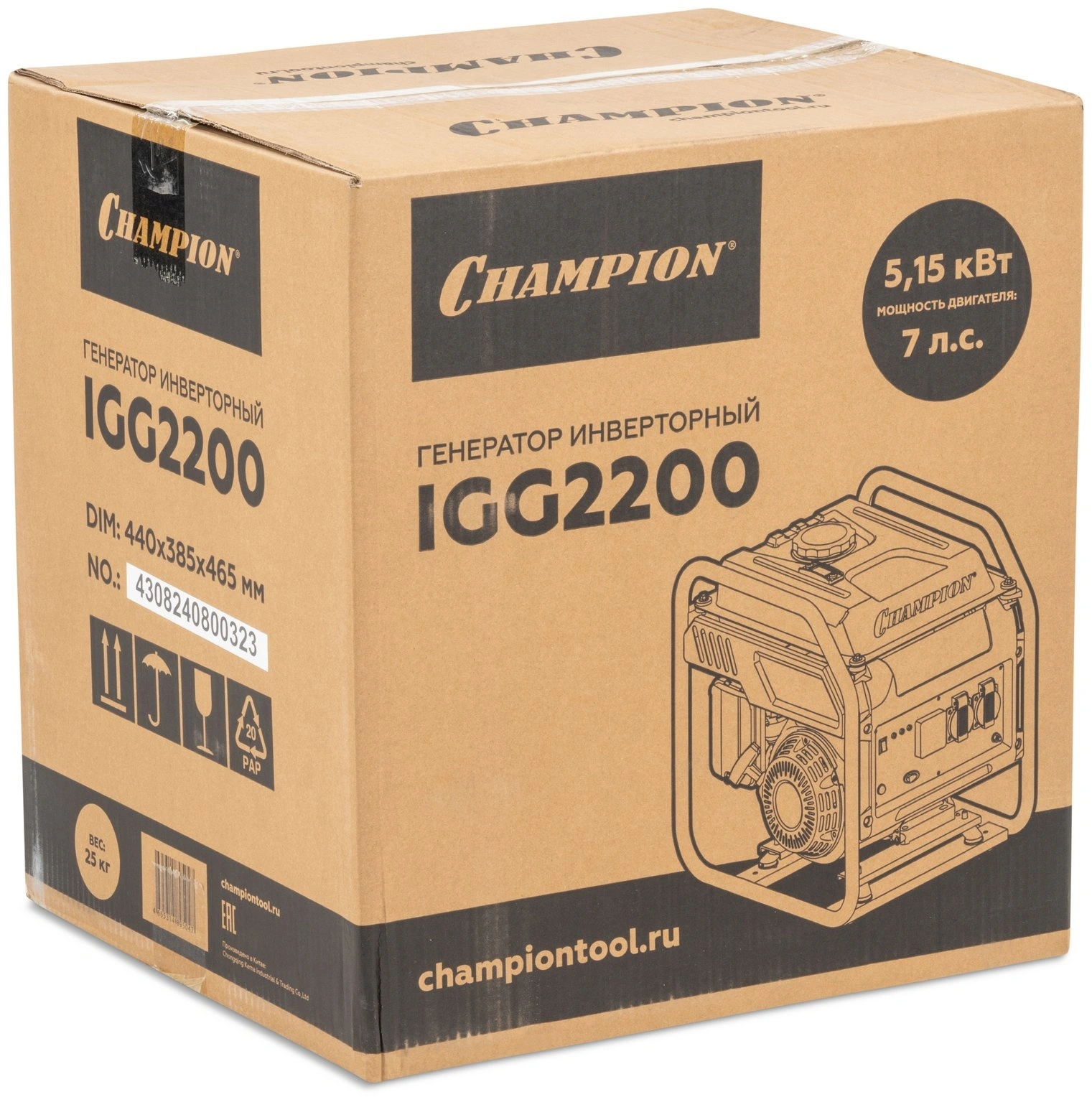 Генератор Champion IGG2200 2.1кВт — миниатюра 14