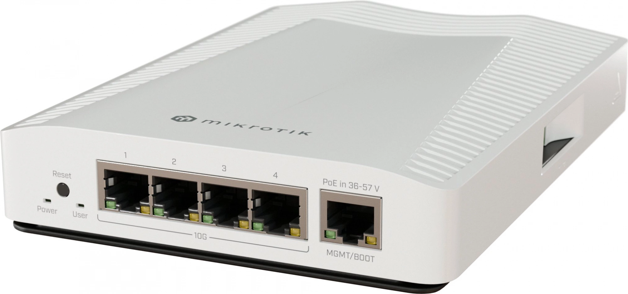 Коммутатор MikroTik CRS304-4XG-IN 1x1Гбит/с 4x10Гбит/с 1PoE управляемый — фото 1