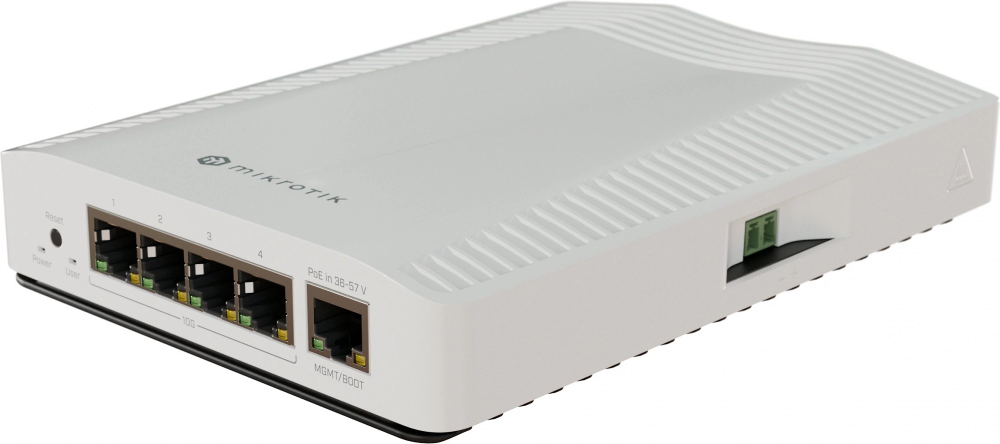 Коммутатор MikroTik CRS304-4XG-IN 1x1Гбит/с 4x10Гбит/с 1PoE управляемый — миниатюра 2