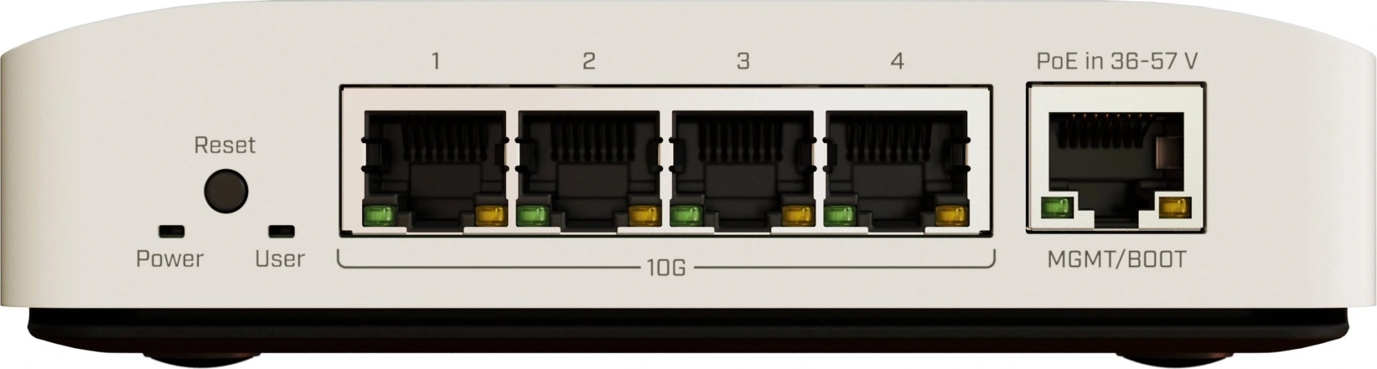 Коммутатор MikroTik CRS304-4XG-IN 1x1Гбит/с 4x10Гбит/с 1PoE управляемый — миниатюра 3