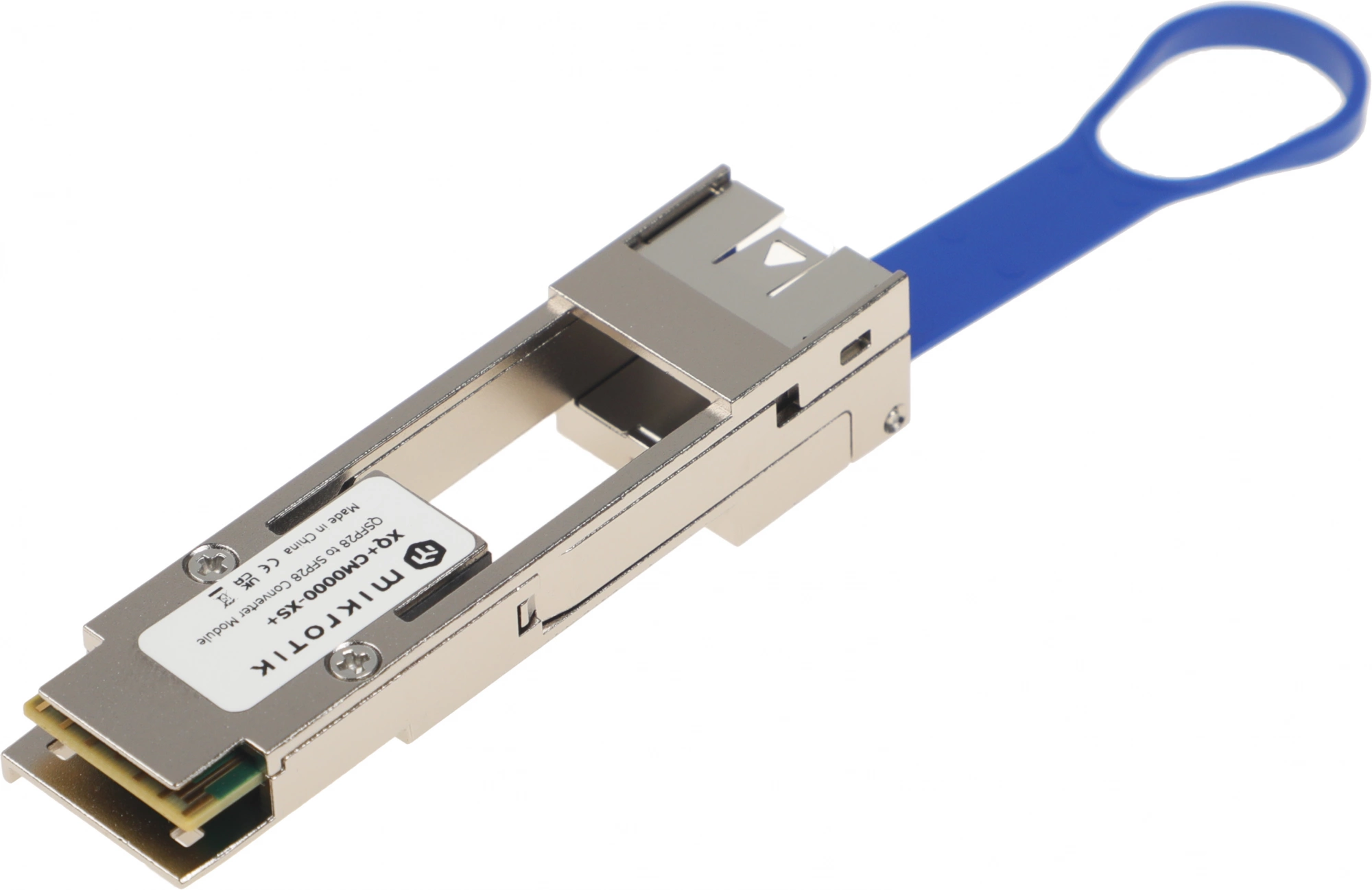 Адаптер MikroTik XQ+CM0000-XS+ 0.01м серый QSFP28-SFP28 — фото 1