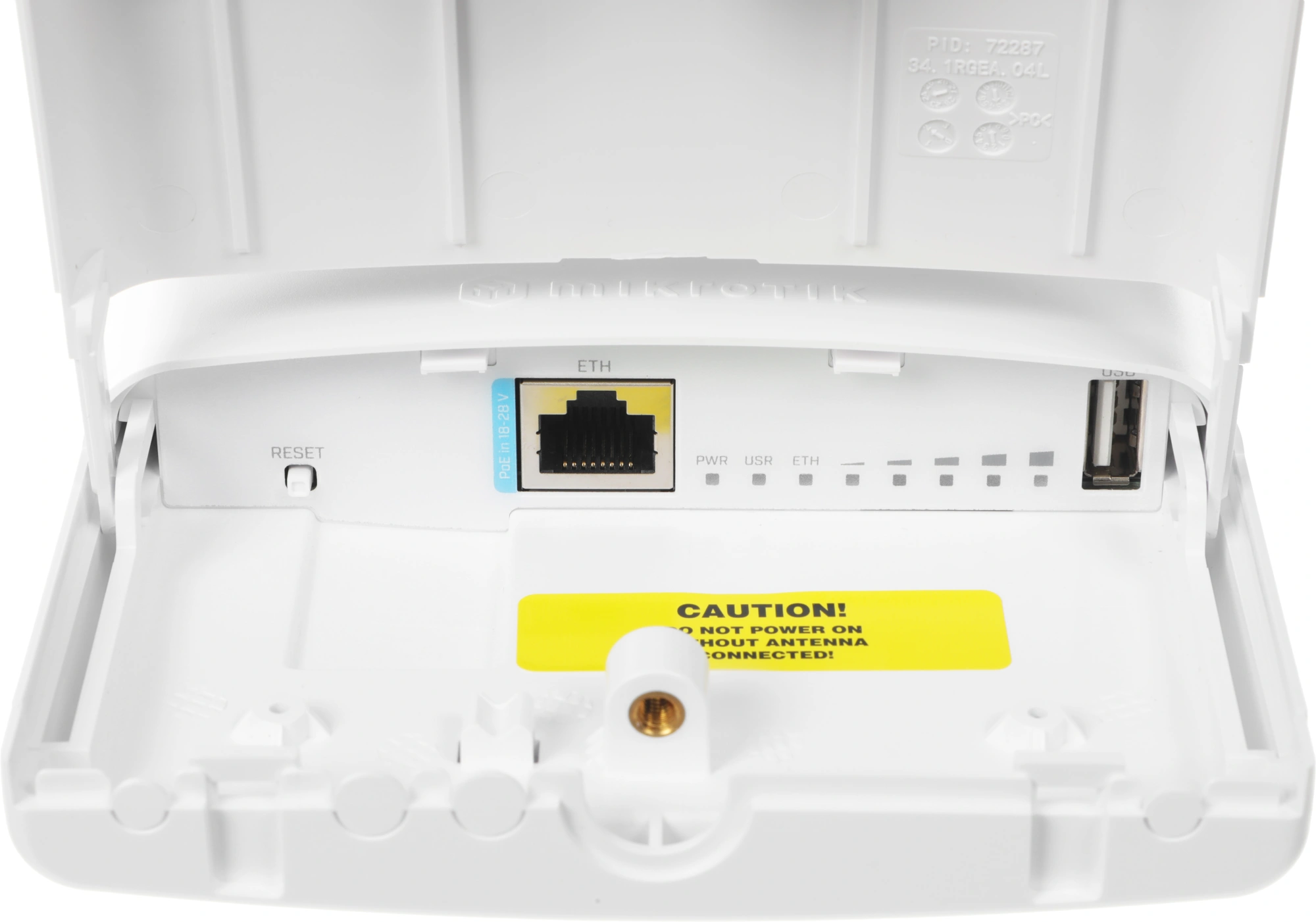 Точка доступа MikroTik NetBox 5 ax (L11UG-5HAXD-NB) AX2400 10/100/1000BASE-TX белый — миниатюра 7