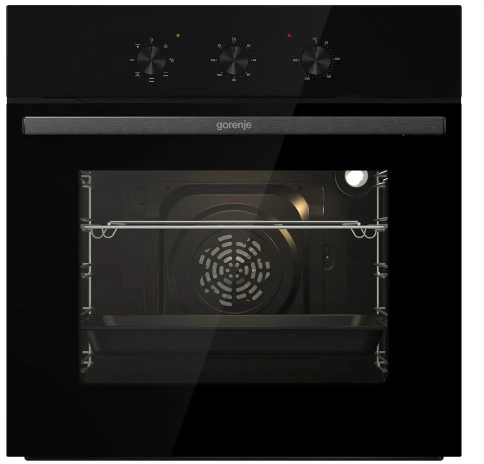 Духовой шкаф Электрический Gorenje BO6725E02NBG черный — фото 1
