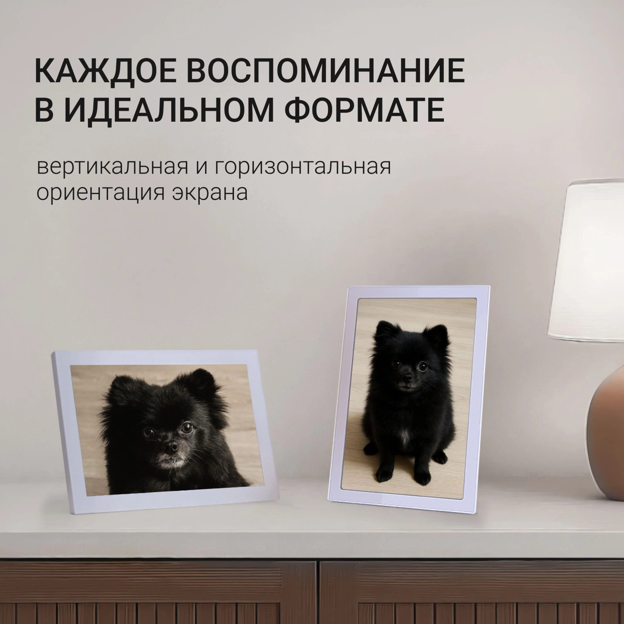 Фоторамка Digma 10.1" PF-1085 1280x800 белый пластик 16Gb Видео WiFi — миниатюра 5
