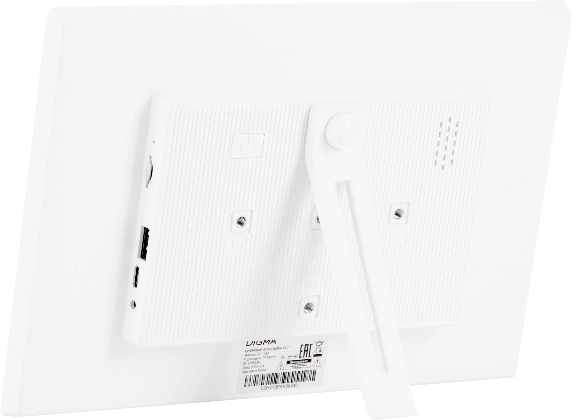 Фоторамка Digma 10.1" PF-1085 1280x800 белый пластик 16Gb Видео WiFi — миниатюра 17