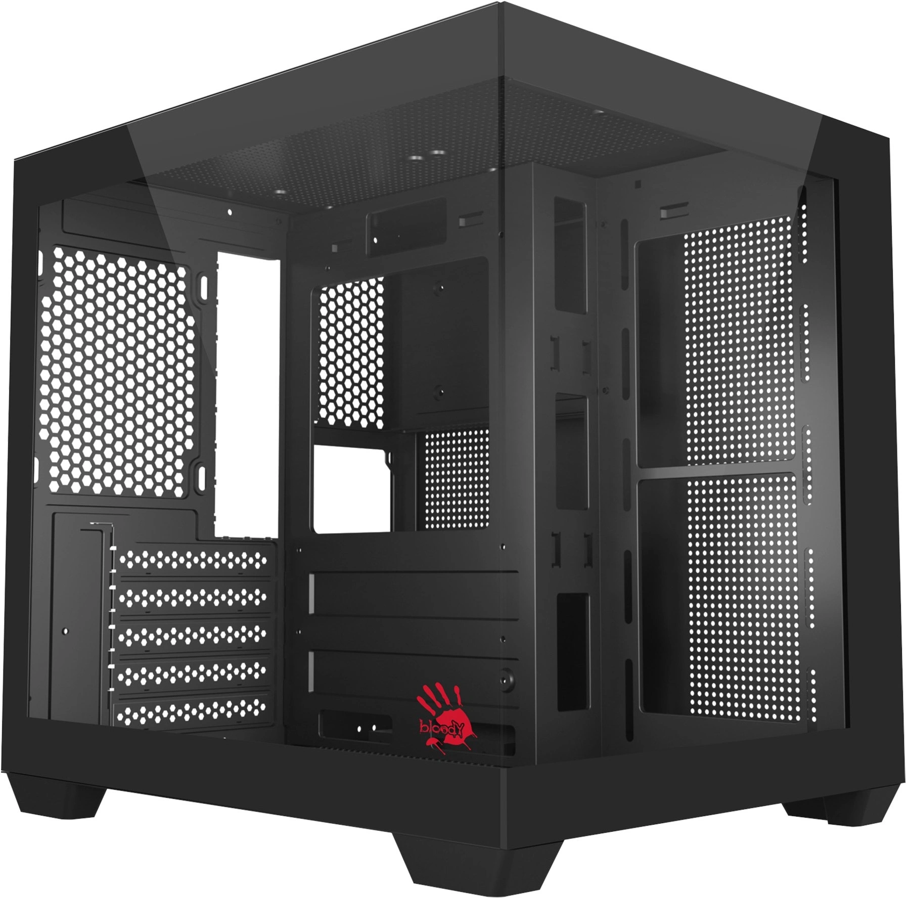 Корпус Bloody CC-121 черный без БП mATX 7x120mm 1xUSB2.0 1xUSB3.0 audio — миниатюра 5