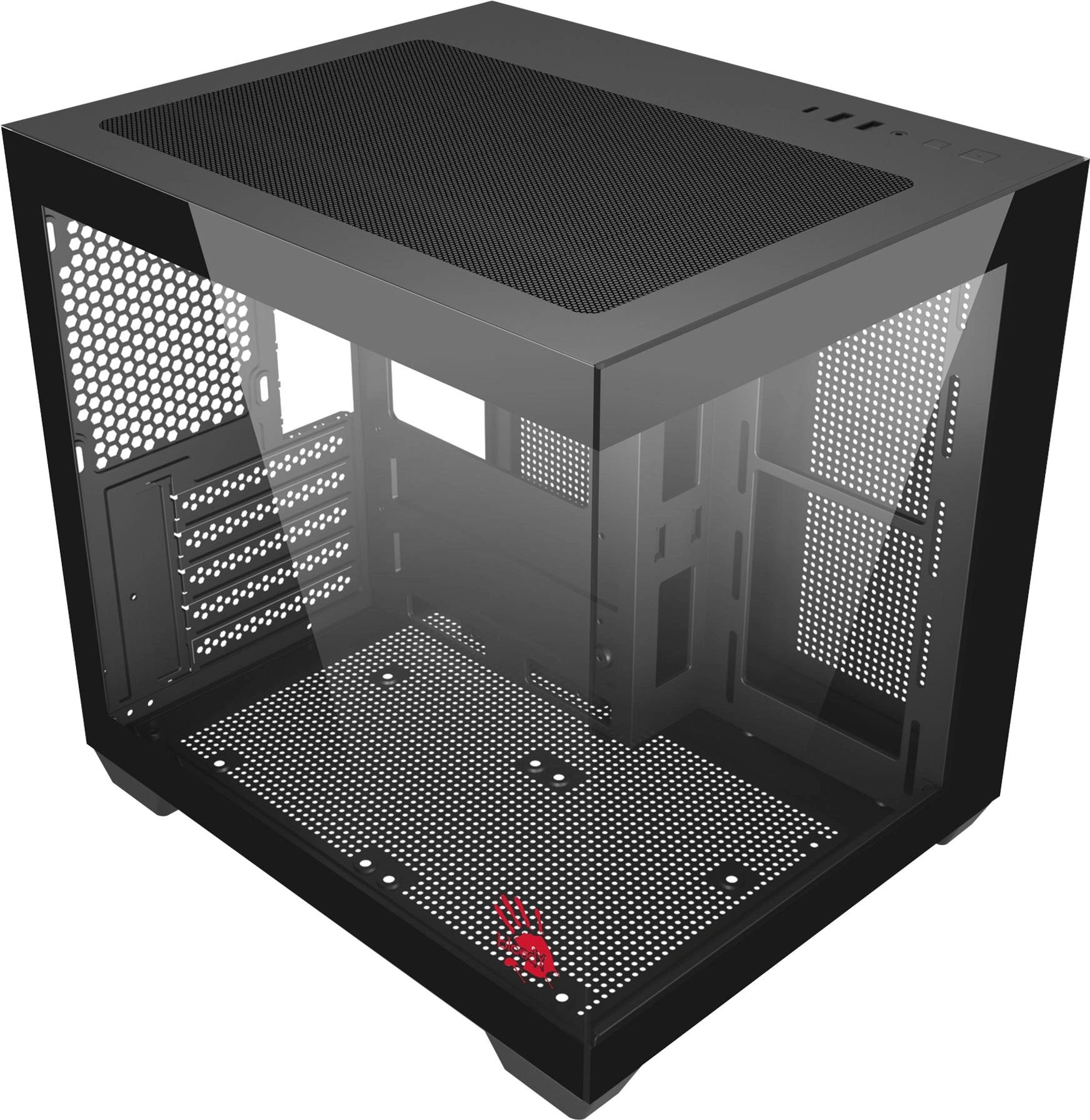 Корпус Bloody CC-121 черный без БП mATX 7x120mm 1xUSB2.0 1xUSB3.0 audio — миниатюра 6