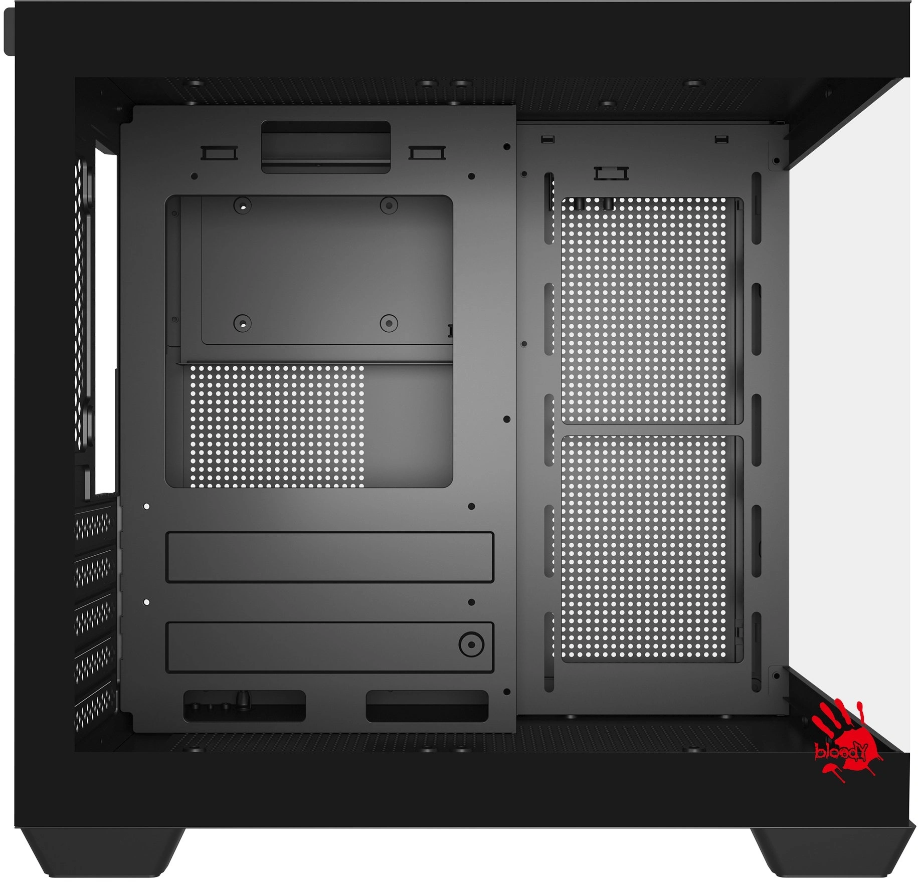 Корпус Bloody CC-121 черный без БП mATX 7x120mm 1xUSB2.0 1xUSB3.0 audio — миниатюра 9