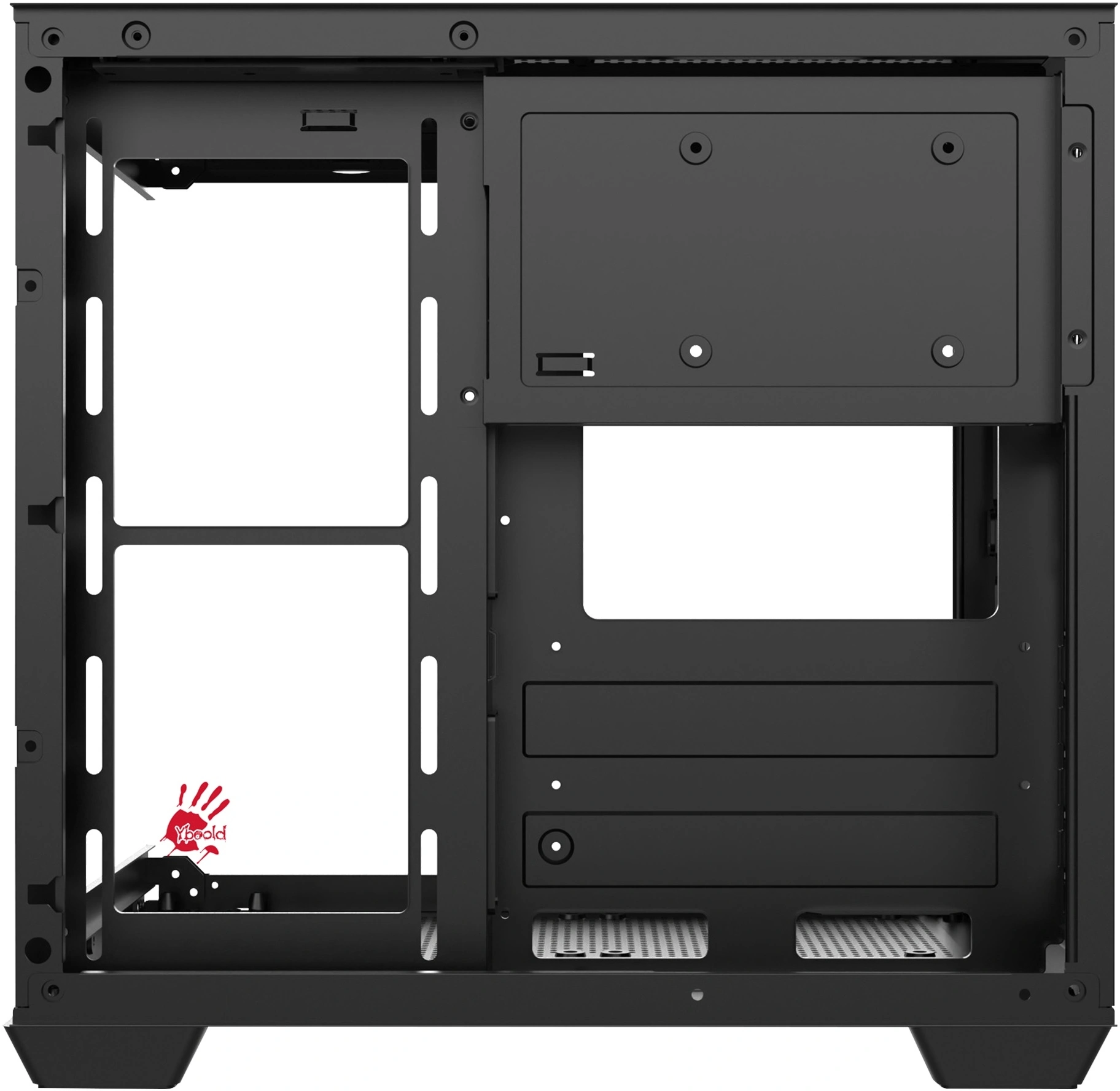 Корпус Bloody CC-121 черный без БП mATX 7x120mm 1xUSB2.0 1xUSB3.0 audio — миниатюра 10