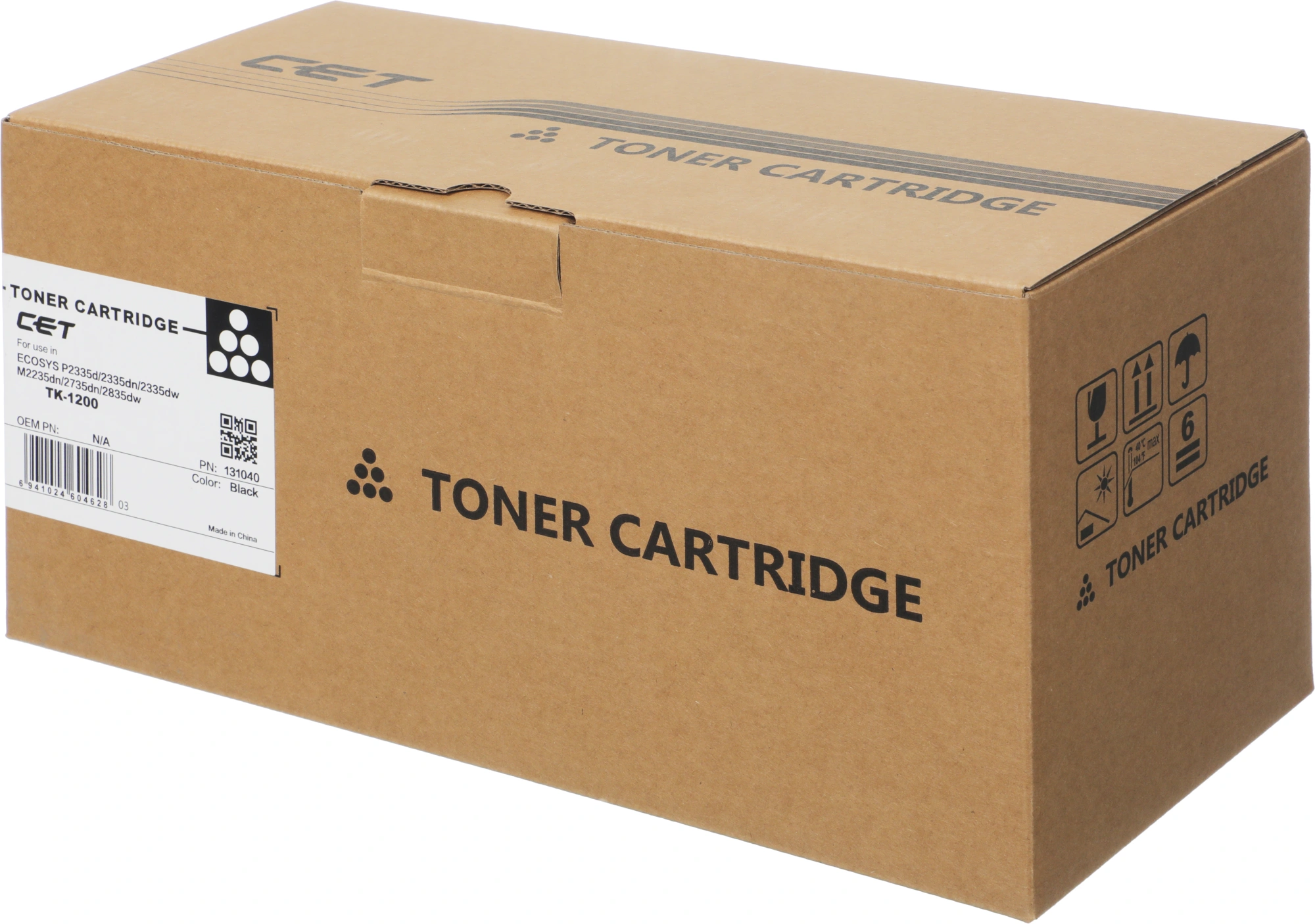 Картридж лазерный Cet CET131040 TK-1200 черный (3000стр.) для Kyocera Ecosys P2335d/2335dn/M2235dn/M2735dn/M2835dw — фото 1