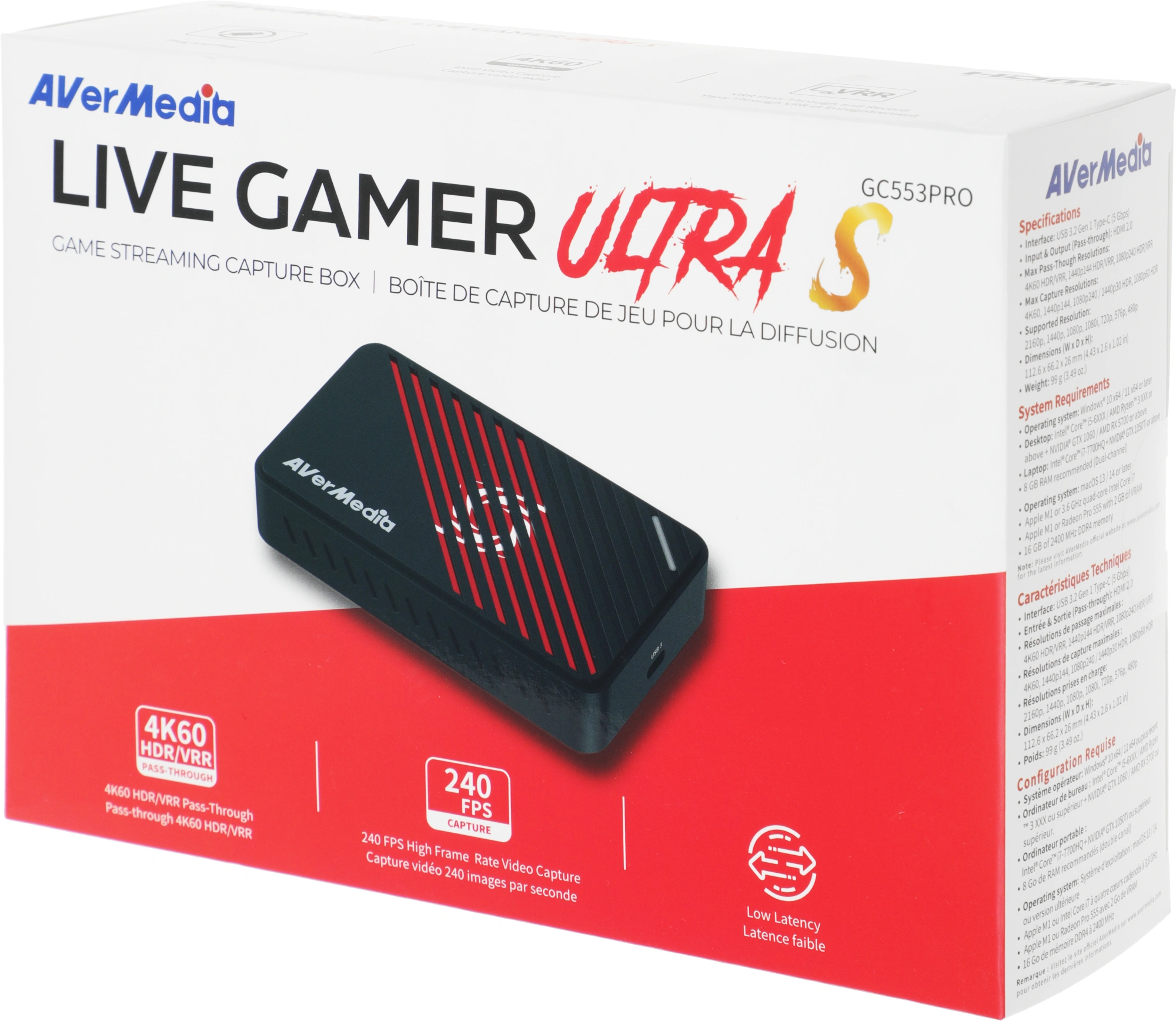 Карта видеозахвата Avermedia Live Gamer Ultra S GC553PRO внешний USB 3.0 — миниатюра 9