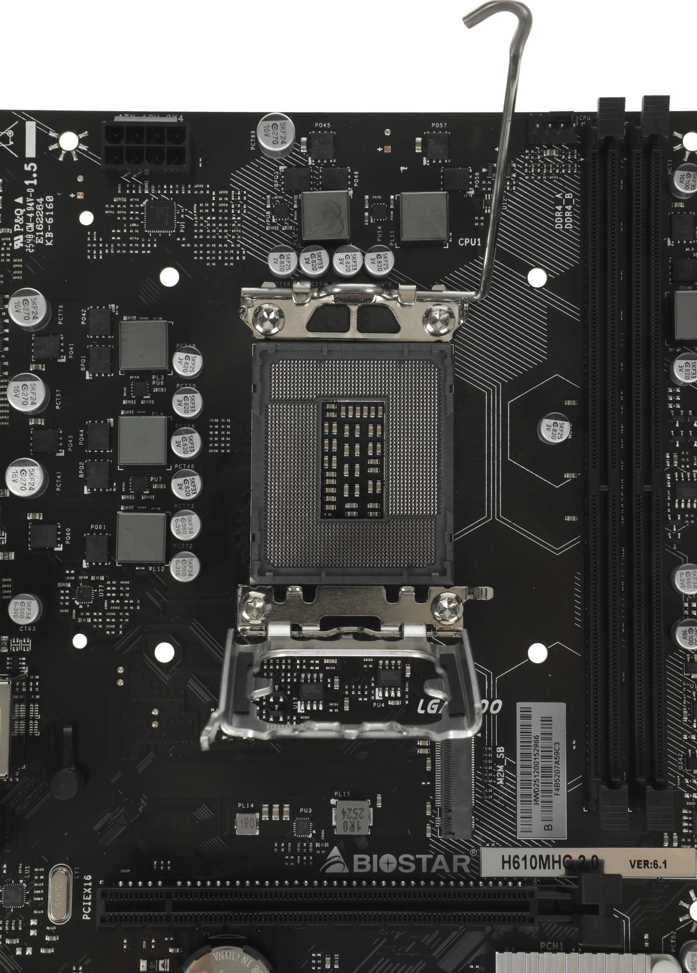 Материнская плата Biostar H610MHC 2.0 Soc-1700 Intel H610 2xDDR4 mATX AC`97 8ch(7.1) GbLAN+VGA+HDMI — миниатюра 11