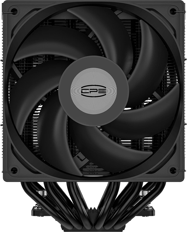 Устройство охлаждения(кулер) PcCooler RT620 Digital Soc-AM5/AM4/1151/1200/2066/1700 черный 4-pin 34.9dB Al+Cu LCD 265W Ret (RT620-BKNWYL-GL) — миниатюра 2