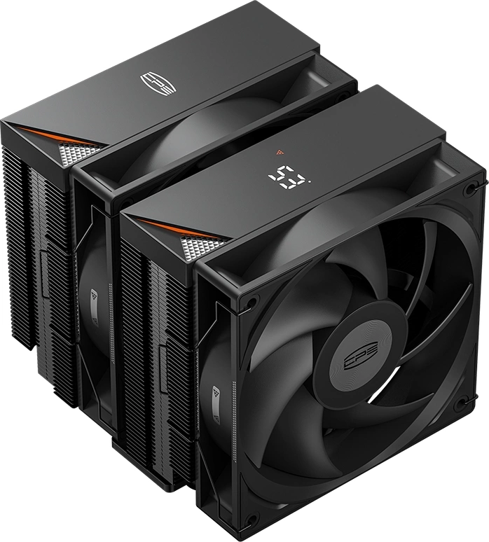 Устройство охлаждения(кулер) PcCooler RT620 Digital Soc-AM5/AM4/1151/1200/2066/1700 черный 4-pin 34.9dB Al+Cu LCD 265W Ret (RT620-BKNWYL-GL) — миниатюра 7