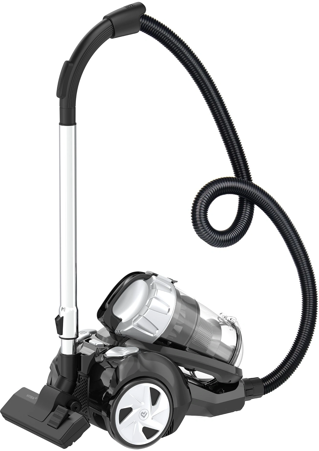 Пылесос Vitek VT-CV1230 2200Вт черный/серебристый — миниатюра 3