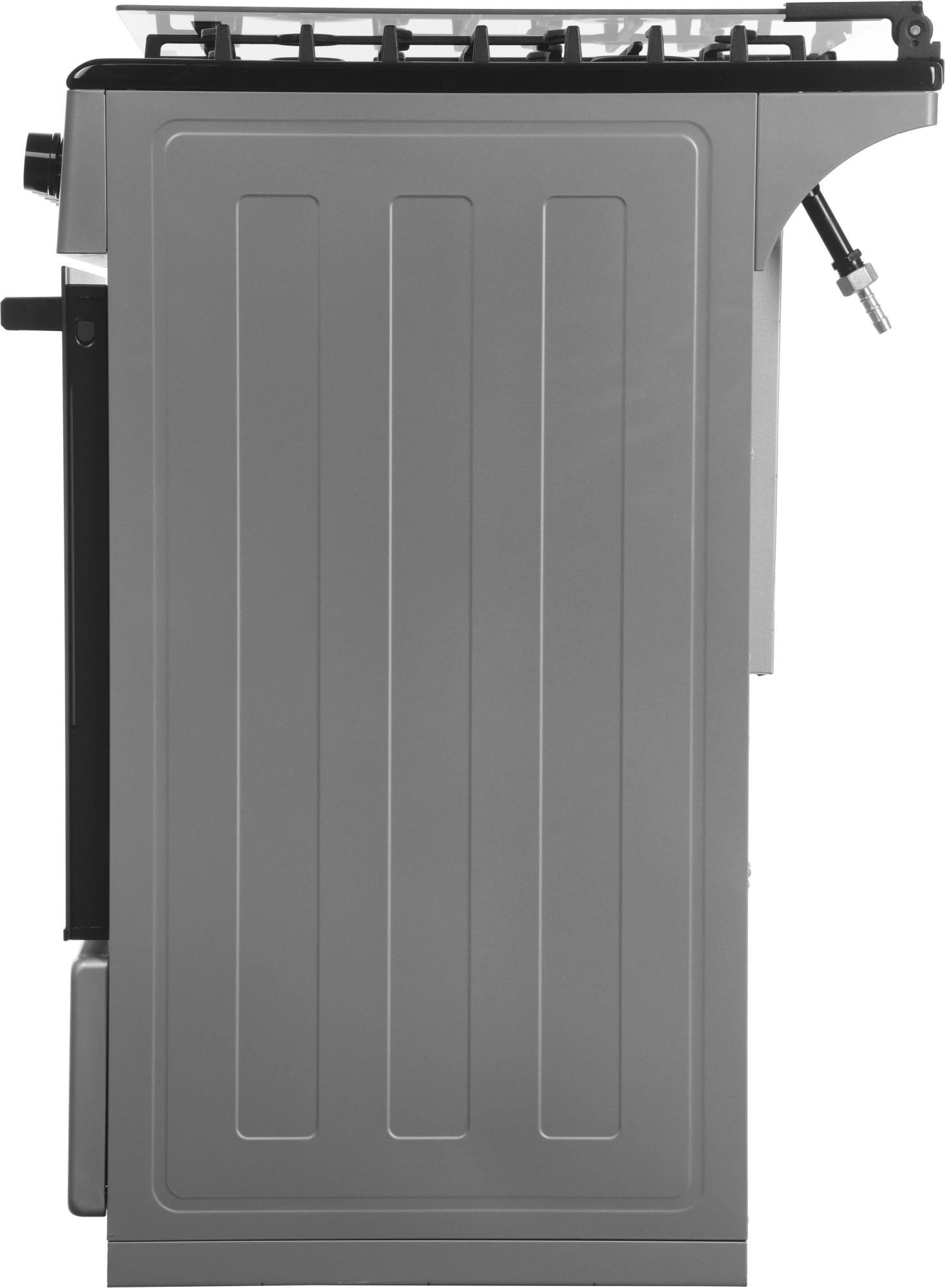 Плита Газовая Midea MFO-M4G20T0E(SL) серебристый/черный (стеклянная крышка) реш.чугун — миниатюра 18