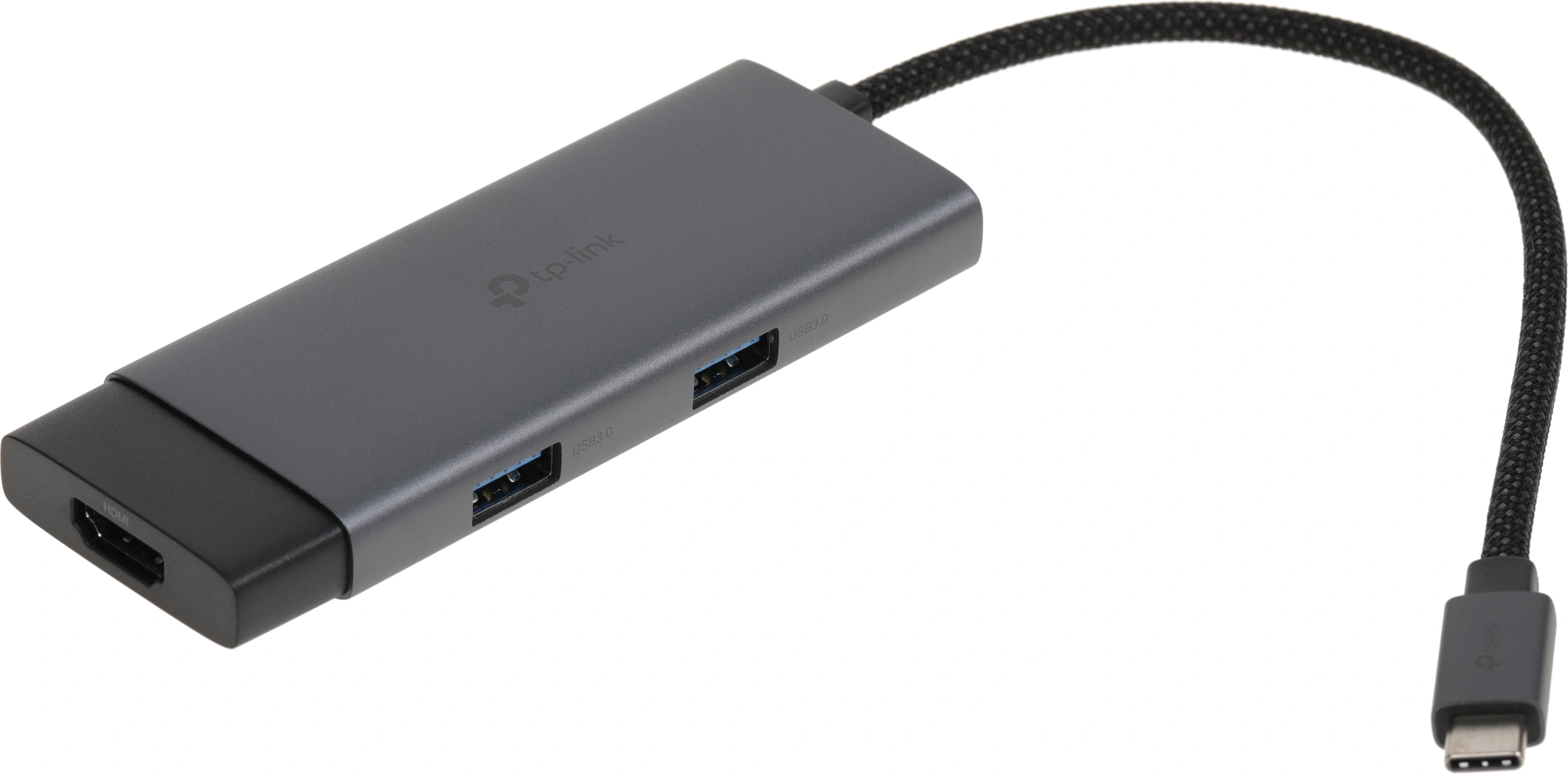 Разветвитель USB-C TP-Link UH5020C 2порт. серый — фото 1