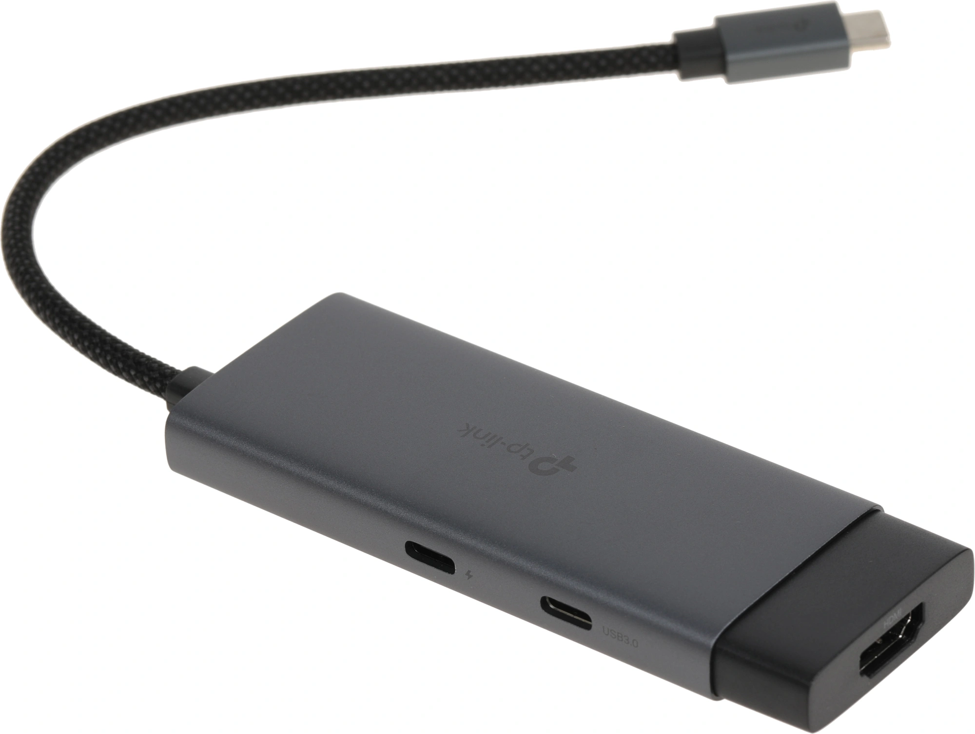 Разветвитель USB-C TP-Link UH5020C 2порт. серый — миниатюра 2