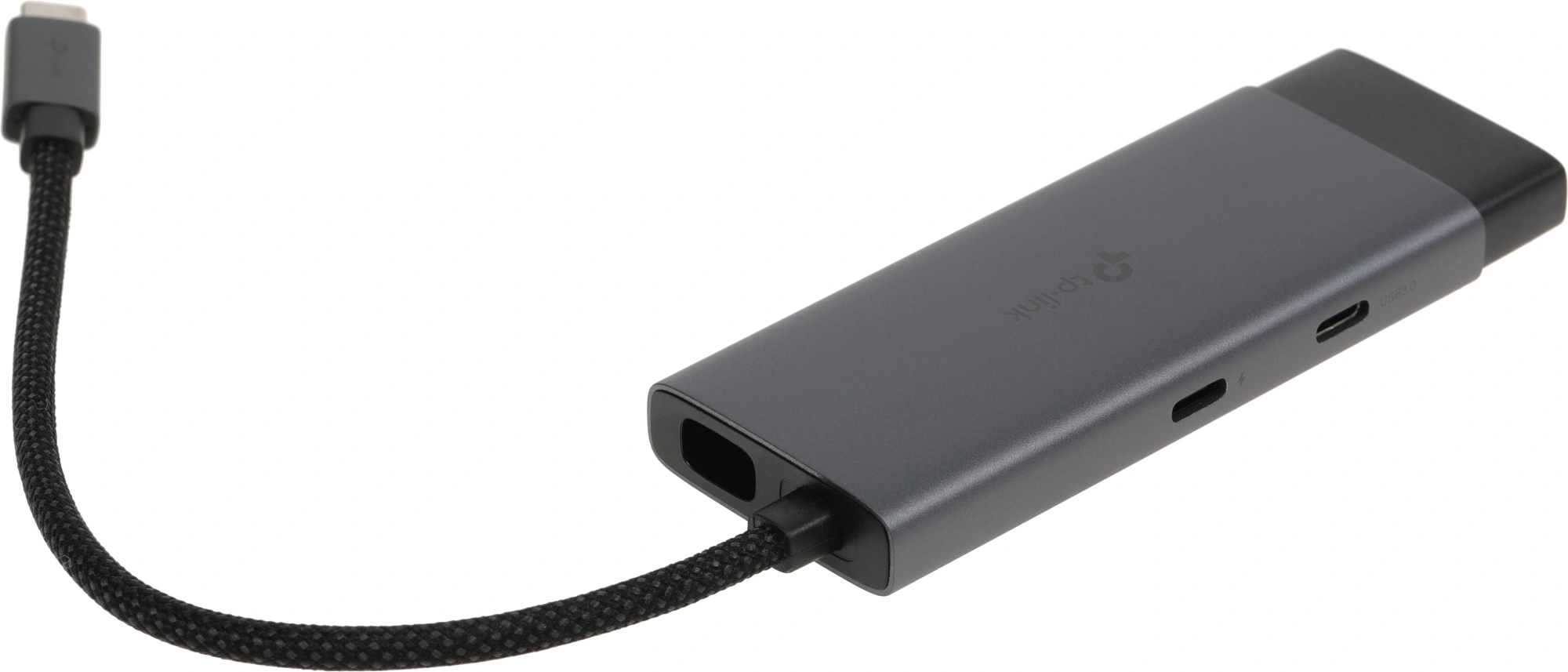 Разветвитель USB-C TP-Link UH5020C 2порт. серый — миниатюра 3