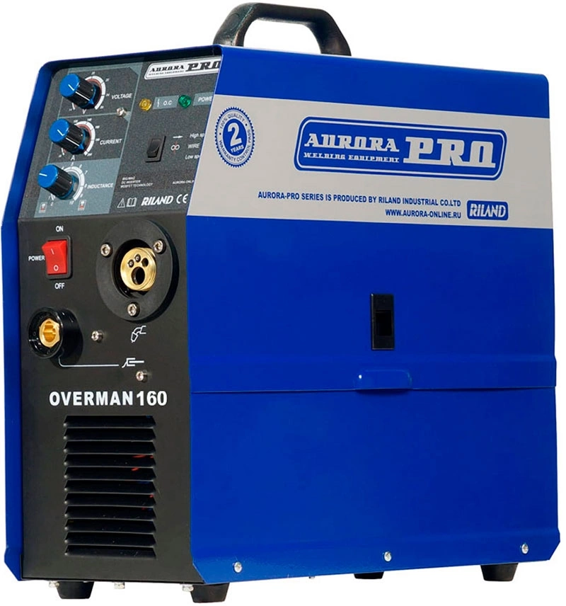 Сварочный аппарат Aurora Pro OVERMAN 160 Mosfet инвертор MIG-MAG 5.7кВт — фото 1